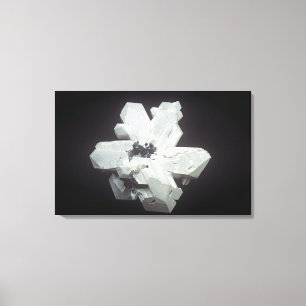 Cerussite crystals (PbC03, Lead Carbonate), Namibi Canvas Print