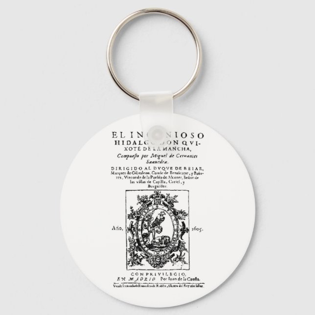 Cervantes -- Don Quixote De La Mancha Keychain (Front)