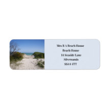 Cervantes WA Return Address Label