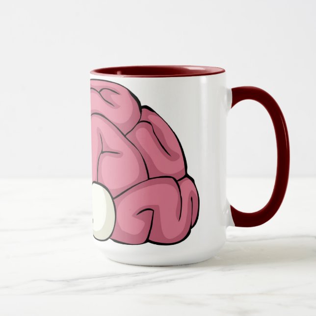 Cerveau avec la tasse de yeux (Droite)