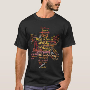 Cerveau ischémique Neuro Infirmière T-Shirt
