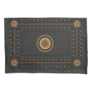 Cerveteri Chamber: Etruscan Bucchero Pillowcase