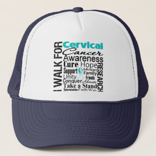 Cervical Cancer Awareness Walk Trucker Hat