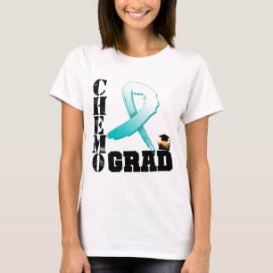 Cervical Cancer Chemo Grad T-Shirt