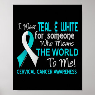 Cervical Cancer For Someone Who Means World To Me Poster