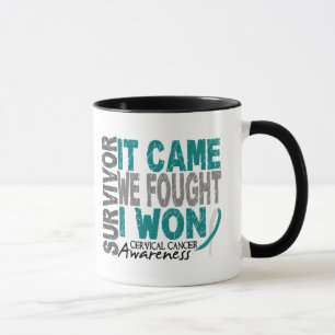 Cervical Cancer Survivor It Came We Fought I Won Mug