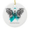 Cervical Cancer Tribal Butterfly Ribbon