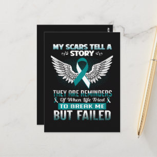 Cervical Cancer Women Postcard