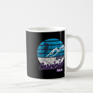 Cervinia Valle D'aosta Italy Ski Resort Snowboardi Coffee Mug