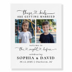 Ces enfants se marient Répétition Signale Photos