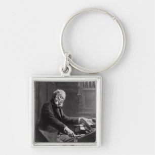 Cesar Franck at the console of the organ Keychain