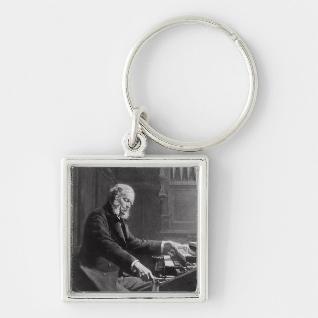 Cesar Franck at the console of the organ Keychain (Front)