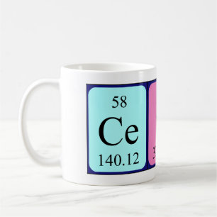 César nom de table périodique tasse