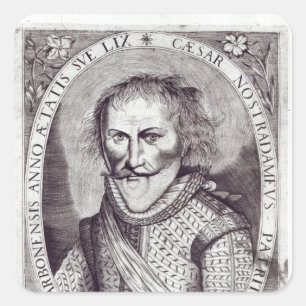 Cesar Nostradamus Square Sticker