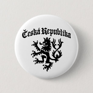 Ceska Republika 2 Inch Round Button