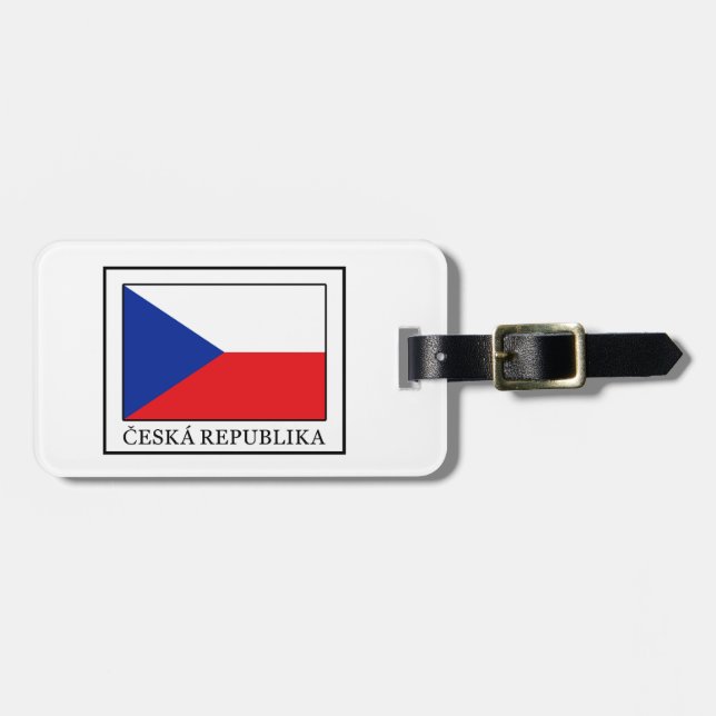 Ceska Republika Luggage Tag (Front Horizontal)
