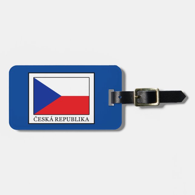 Ceska Republika Luggage Tag (Front Horizontal)