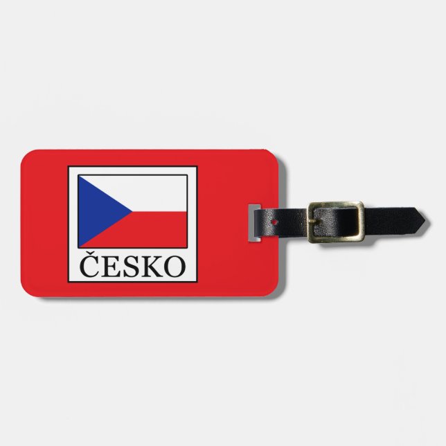 Česko Luggage Tag (Front Horizontal)