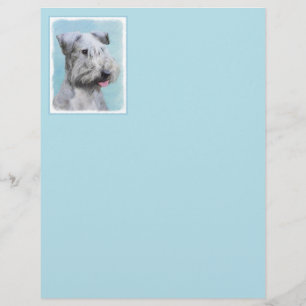 Cesky Terrier Painting - Cute Original Dog Art