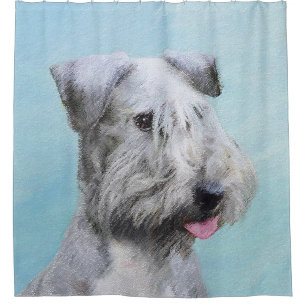 Cesky Terrier Painting - Cute Original Dog Art