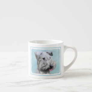 Cesky Terrier Painting - Cute Original Dog Art Espresso Cup