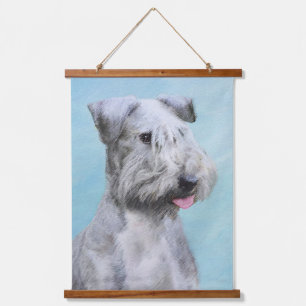 Cesky Terrier Painting - Cute Original Dog Art Hanging Tapestry