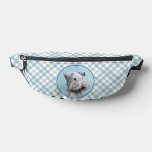 Cesky Terrier Painting Cute Original Pet Dog Art Fanny Pack