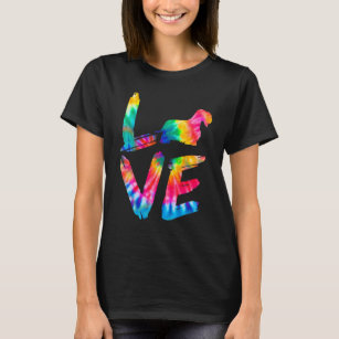 Cesky Terrier Tie Dye Love Dog Mom Dad T-Shirt