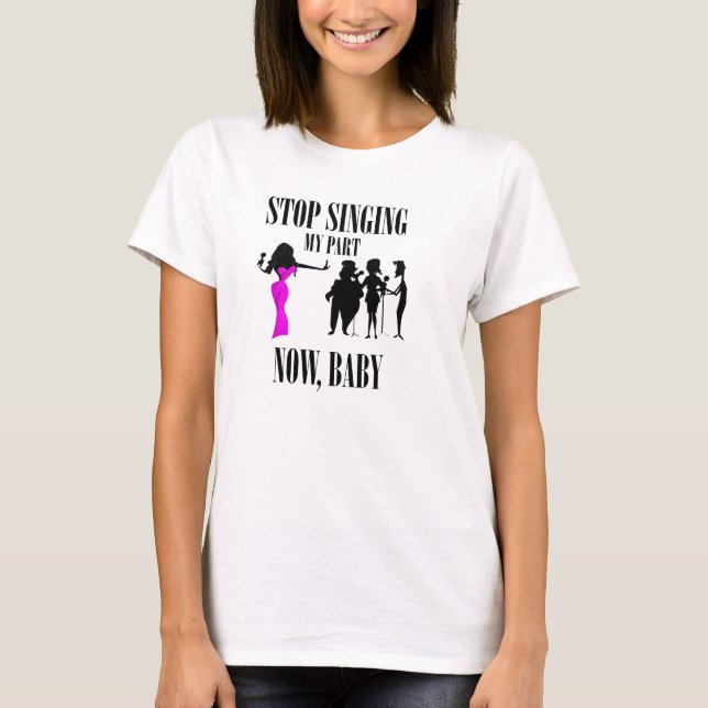 Cessez de chanter mon T-shirt de partie (les (Devant)