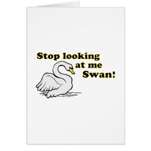 Cessez de me regarder cygne