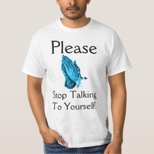 Cessez svp de parler vous-même le T-shirt athée
