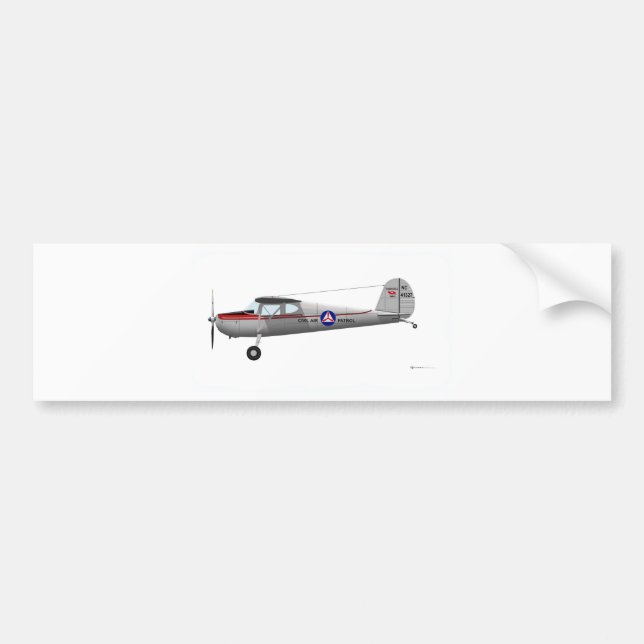 Cessna 140 bumper sticker (Front)