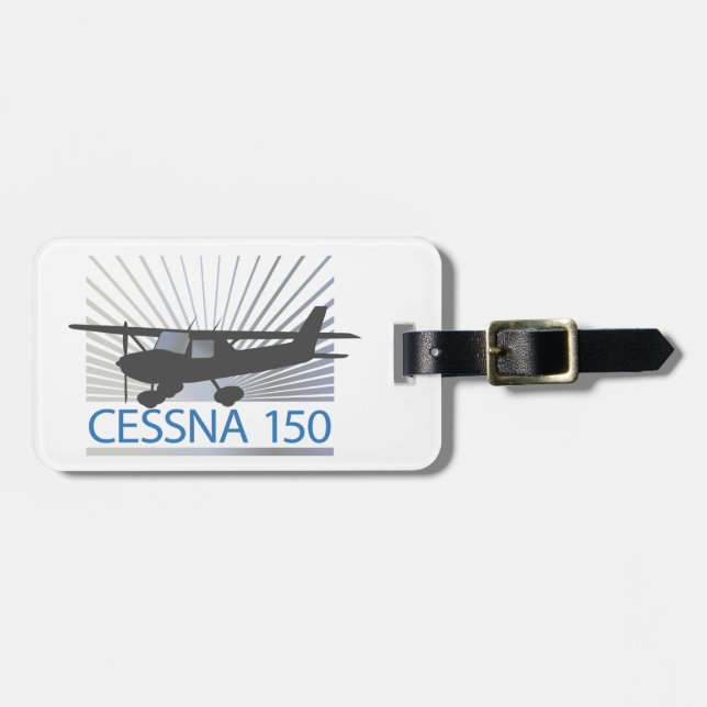 Cessna 150 Airplane Luggage Tag (Front Horizontal)