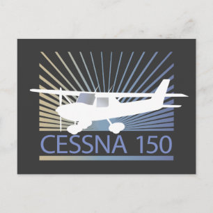Cessna 150 Airplane Postcard