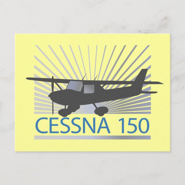 Cessna 150 Airplane Postcard (Front)