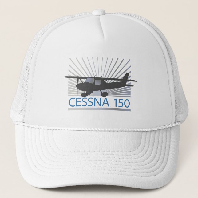Cessna 150 Airplane Trucker Hat (Front)