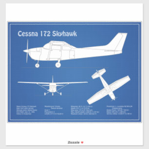 Cessna 172 Skyhawk - Airplane Blueprint Plans ABD