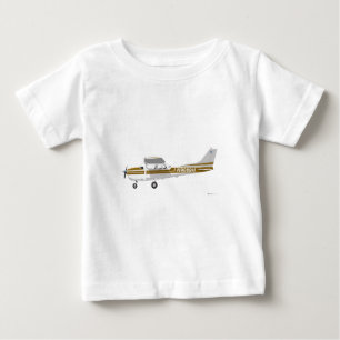 Cessna 172 Skyhawk Brown Baby T-Shirt