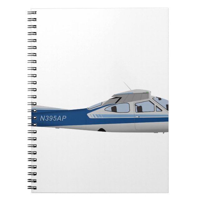 Cessna 177RG Cardinal 395395 Notebook (Front)