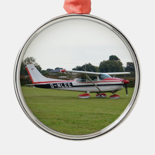 Cessna 182Q Metal Ornament (Front)