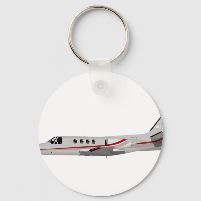 Cessna 500 Citation II 397397 Keychain (Front)