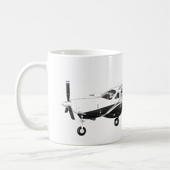 Cessna Caravan Airplane Mug (Left)