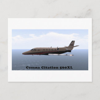 Cessna Citation 560XL Post Card