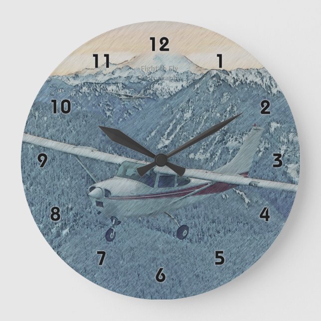 Cessna - Mt. Rainier Clock (Front)