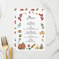 C'est Amore carte de menu Pâtes Pizza