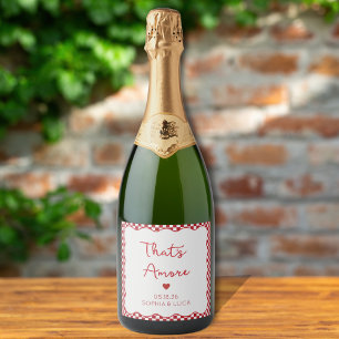 C'est Amore Italien Chic Mariage Étiquette Champag