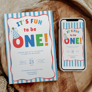 C'est amusant d'être une invitation d'anniversaire