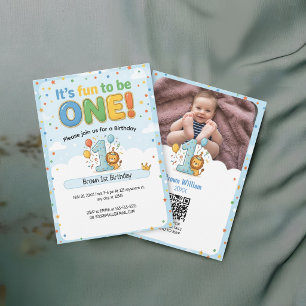 C'est amusant d'être une invitation photo pour un 