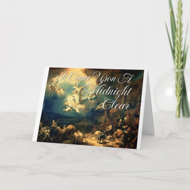 C'est arrivé par une nuit claire Carte de Noël   (Devant)
