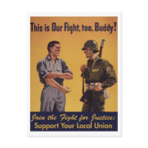 C'Est Aussi Notre Combat ! Carte postale Pro-Union